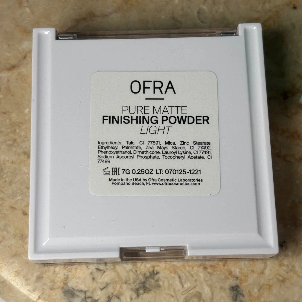 OFRA Pure Matte Finishing‎ Powder 7g Light Pressed Setting Powder Shine Control